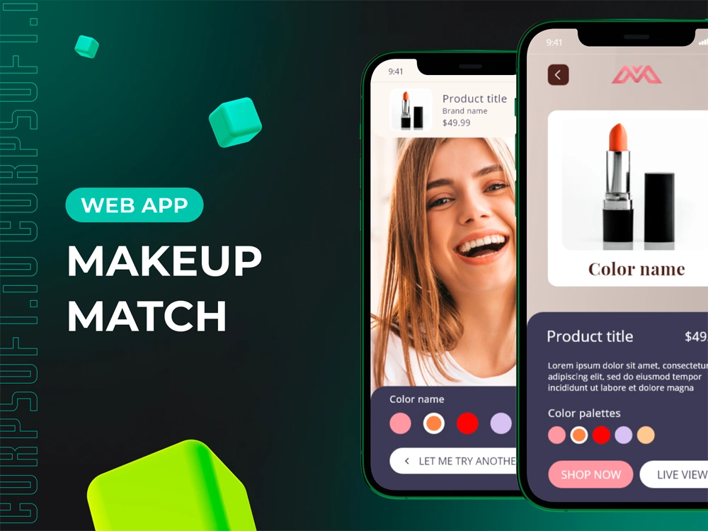 B2C makeup application development