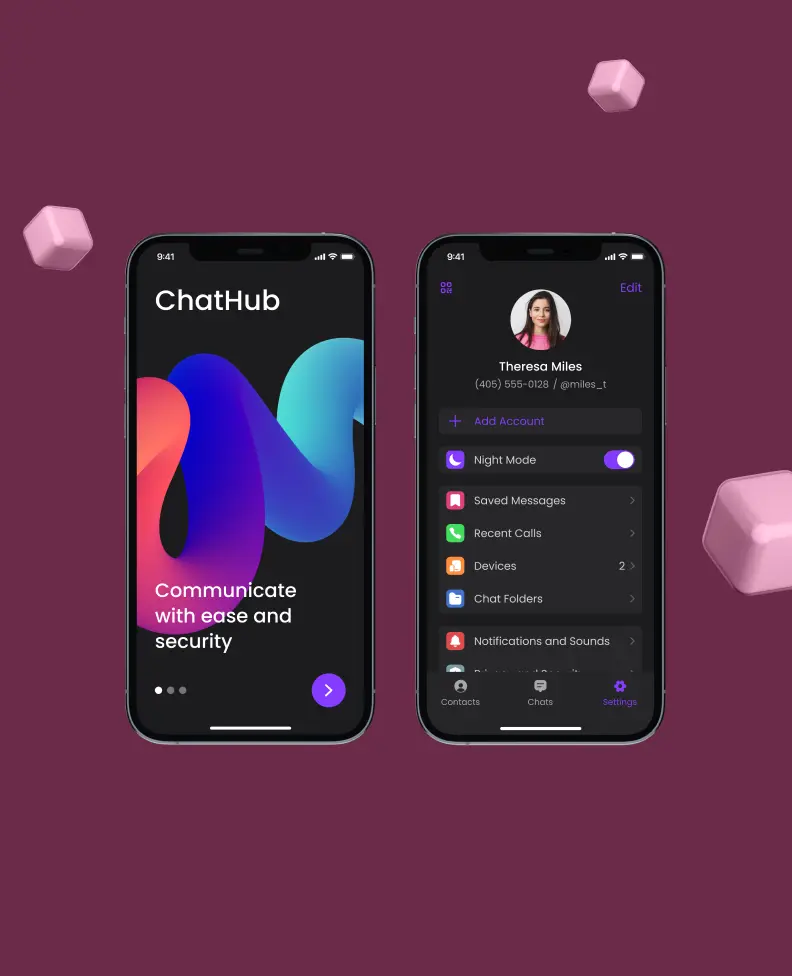 Messaging app development with extensive chat features