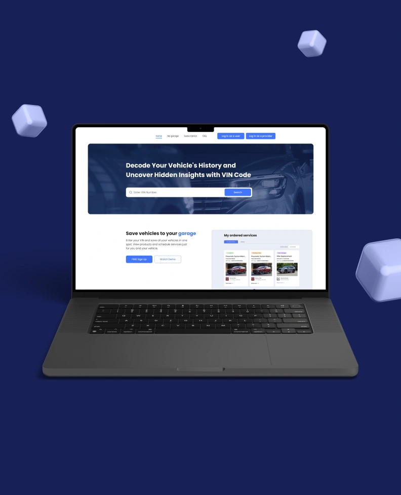 SaaS platform for vehicle management and online sales